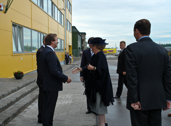 Nyderlandų karalienė Beatrix aplankė Elinta įmonių grupę